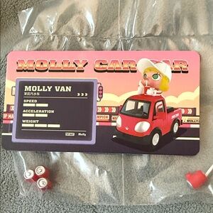 RARE!!! 2021 Molly Car Car. Molly sealed in bag.